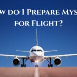 Airplane with text of how do I prepare myself for flight